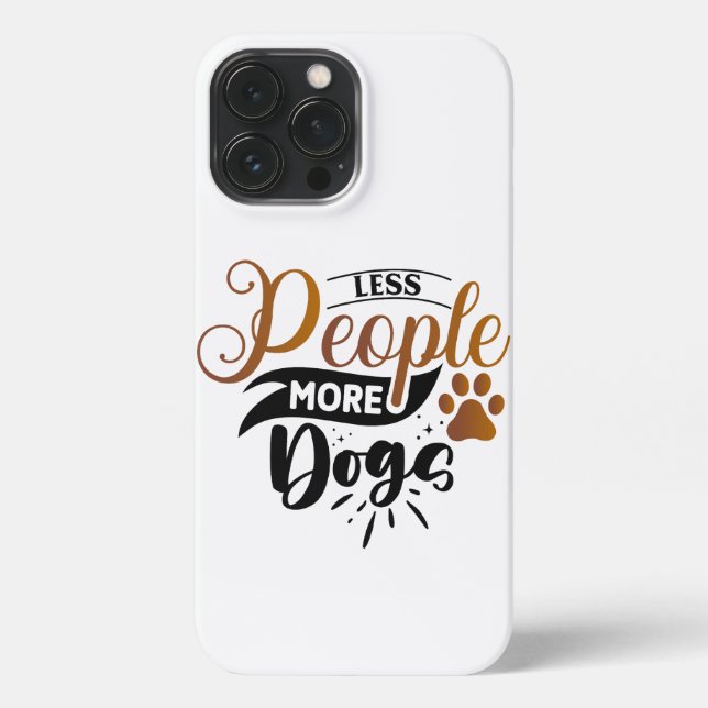 The Art of Positive Dog | Motivational Quote iPhone Case (Back)