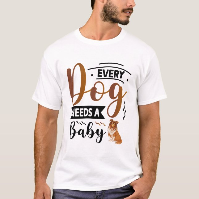 The Art of Positive Dog | Motivational Quote T-Shirt (Front)