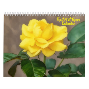 The Art of Roses Calendar for Flower Lovers