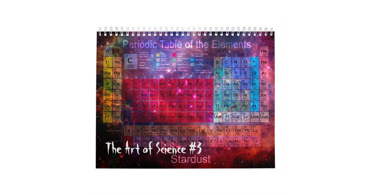 The Art of Science 3 Calendar