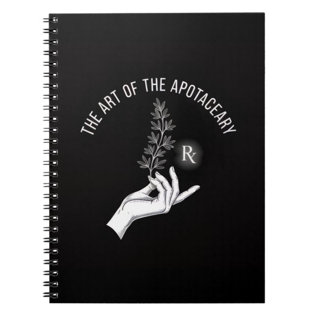 The Art of the Apothecary Rx  Notebook (Front)