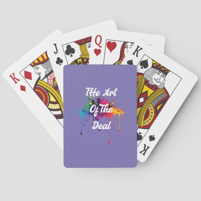 "The Art Of The Deal" Poker Cards (Back)