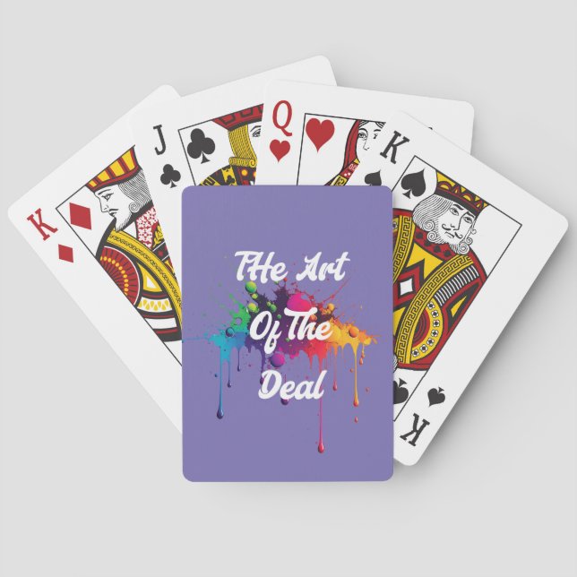 "The Art Of The Deal" Poker Cards (Back)