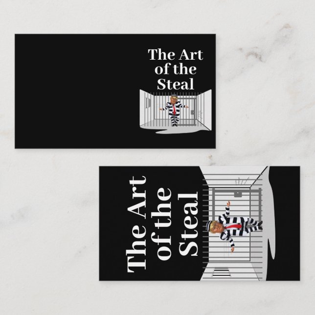 The Art of the Steal Trump Business Card (Front/Back)