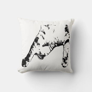 The Art of the Stretch Throw Pillow