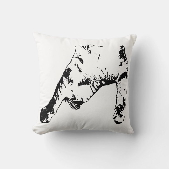 The Art of the Stretch Throw Pillow (Front)