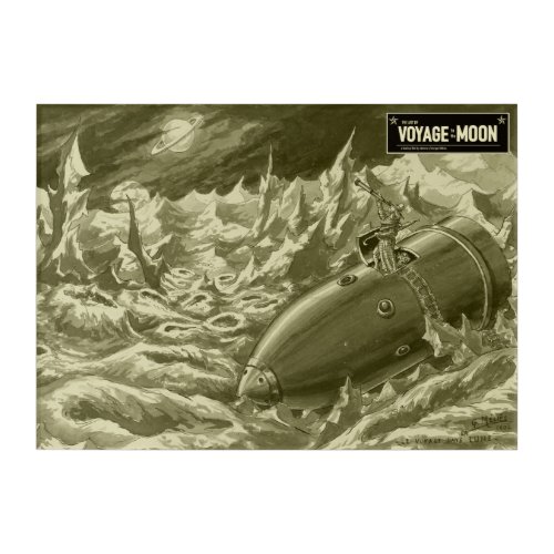 The Art of Voyage to the Moon Acrylic Wall Art