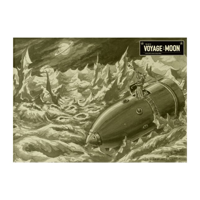 The Art of *Voyage to the Moon* Acrylic Wall Art (Front)