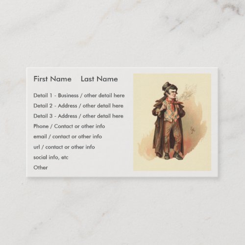 The Artful Dodger by Kyd Dickens Oliver Twist Business Card
