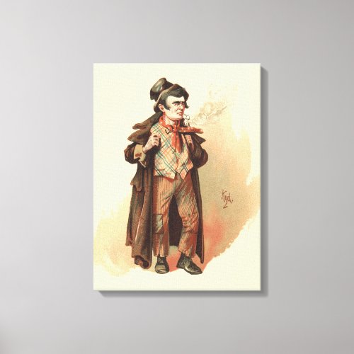 The Artful Dodger by Kyd Dickens Oliver Twist Canvas Print