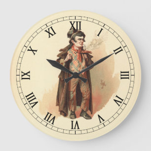 The Artful Dodger by Kyd, Dickens' Oliver Twist Large Clock