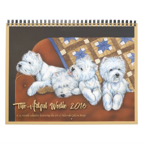 The Artful Westie 2016 Calendar