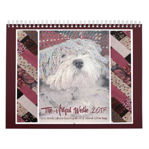 The Artful Westie 2017 Calendar