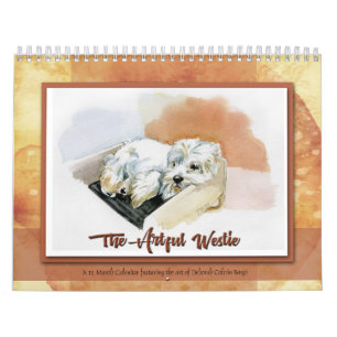 The Artful Westie A 12 month Calendar by Borgo