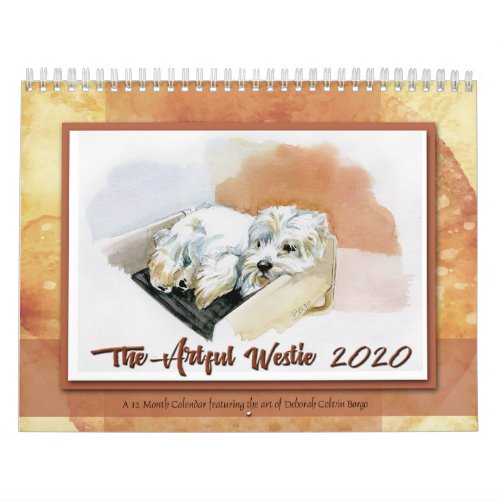 The Artful Westie A 12 month Calendar by Borgo