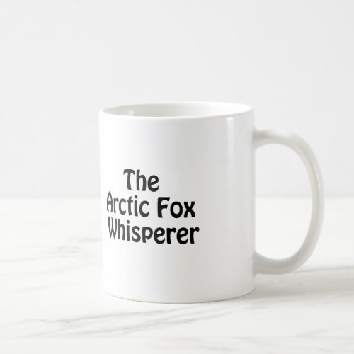 the artic fox whisper coffee mug