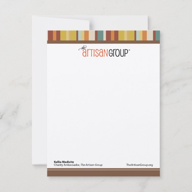 The Artisan Group Note Cards (Kellie) (Front)