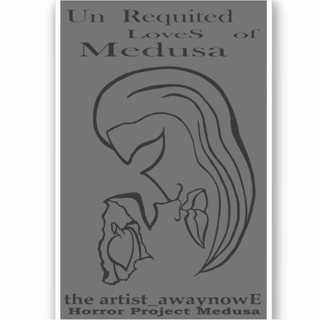the artist_awaynowE UR LoveS V6 gDrawing Horror Sticker (Front)