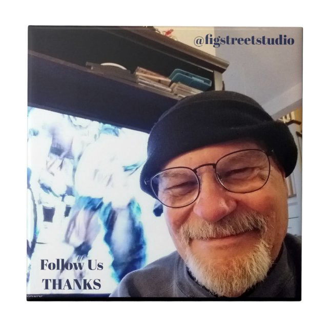 The Artist Ceramic Tile (Front)