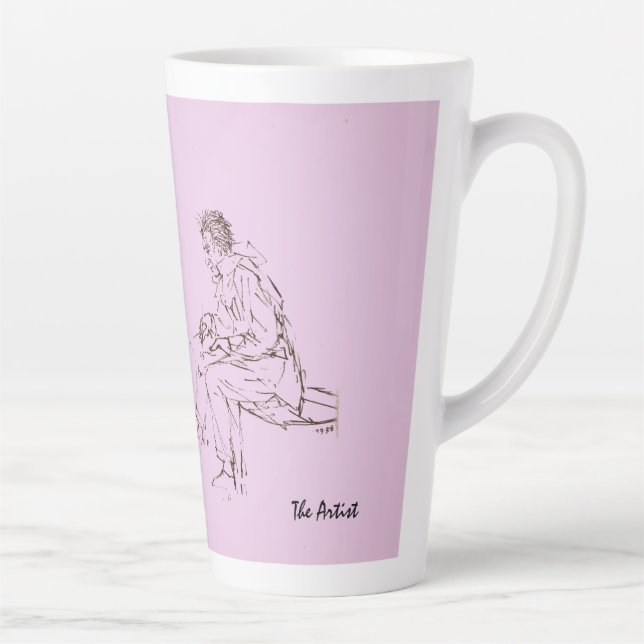 The Artist Latte Mug (Right)