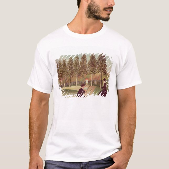 The Artist Painting his Wife, 1900-05 T-Shirt (Front)