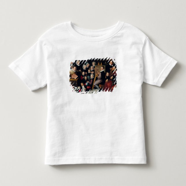 The Artist Painting, Surrounded by his Family Toddler T-shirt (Front)