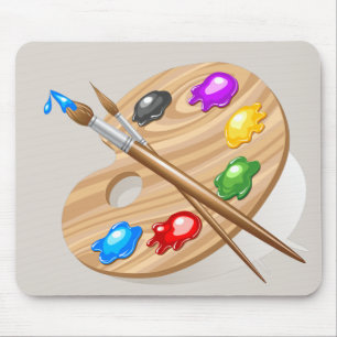 The Artist Palette Mouse Pad