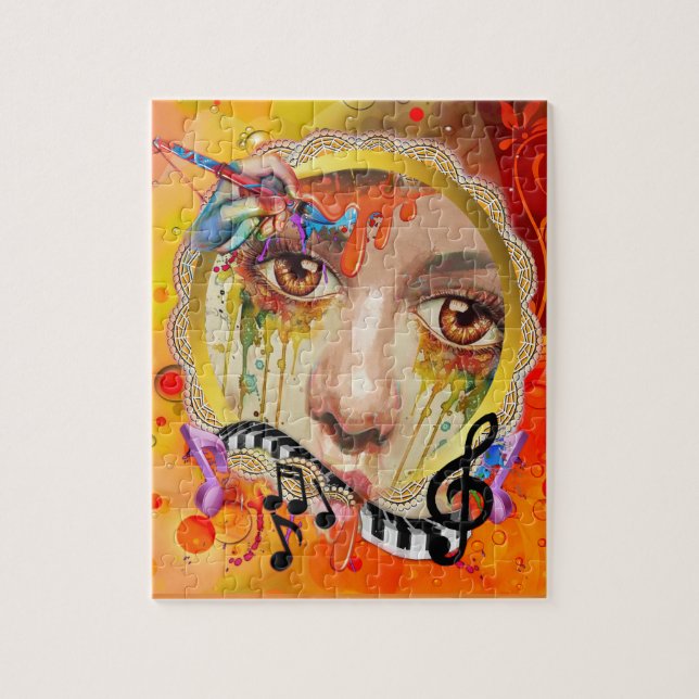The Artist pallet Jigsaw Puzzle (Vertical)
