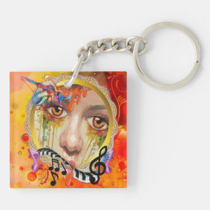 The Artist pallet Keychain