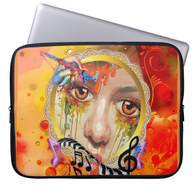 The Artist pallet Laptop Sleeve (Front)
