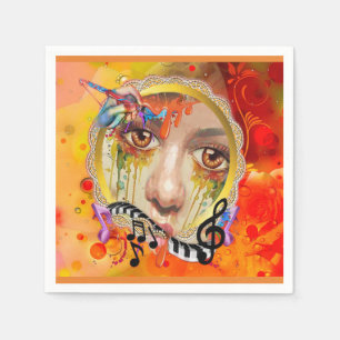 The Artist pallet Paper Napkins