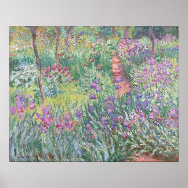 The Artist’s Garden in Giverny (1900) Poster (Front)