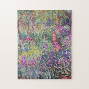 The Artist’s Garden in Giverny by Claude Monet Jigsaw Puzzle