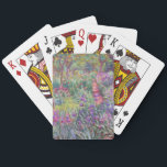 The Artist’s Garden in Giverny by Claude Monet Poker Cards<br><div class="desc">The Artist’s Garden in Giverny
by Claude Monet</div>