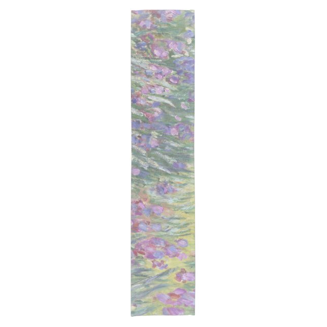 The Artist’s Garden in Giverny by Claude Monet Short Table Runner (Front)