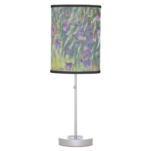 The Artists Garden in Giverny by Claude Monet Table Lamp