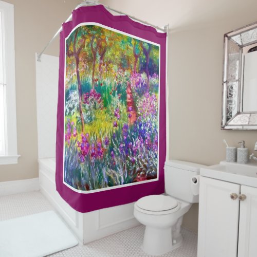 The Artists Garden in Giverny Shower Curtain