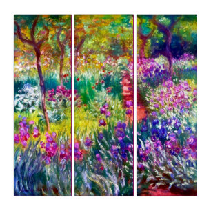 The Artist’s Garden in Giverny Triptych