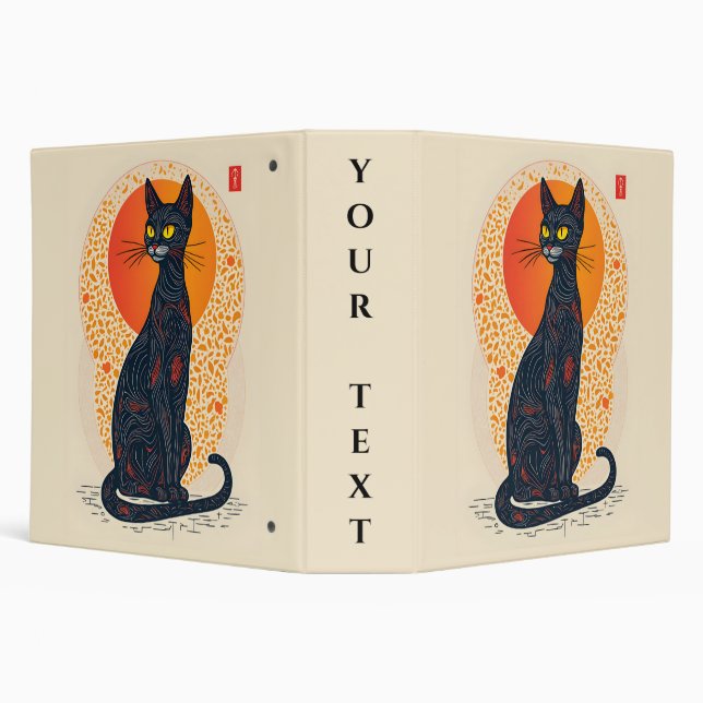 The Artistic Cat 3 Ring Binder (Background)