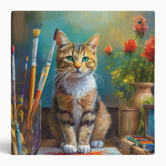 The Artistic Cat 3 Ring Binder