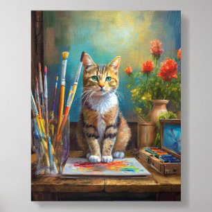 The Artistic Cat Foam Core Photo Tile