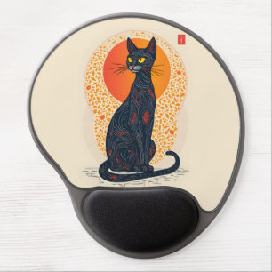 The Artistic Cat Gel Mouse Pad