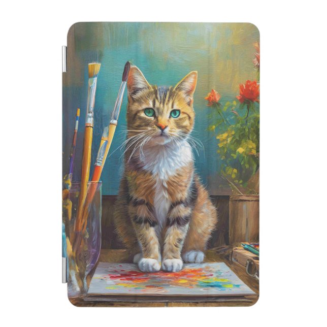 The Artistic Cat iPad Mini Cover (Front)