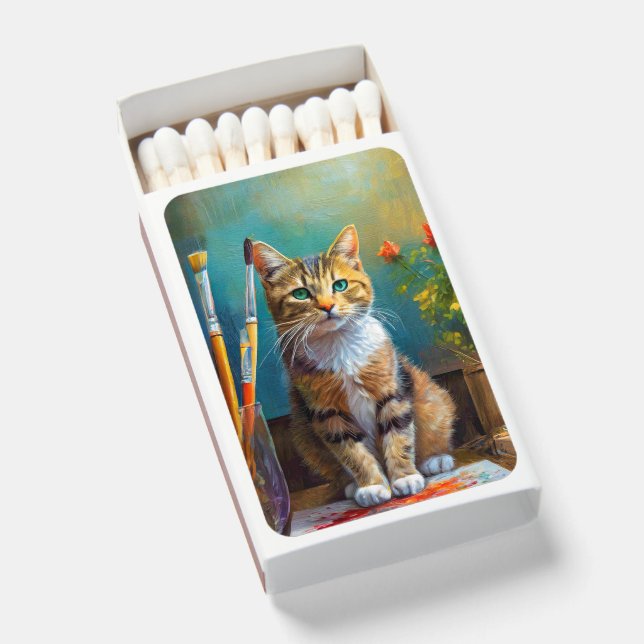 The Artistic Cat Matchboxes (Front Open)