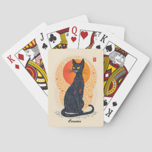 The Artistic Cat Poker Cards
