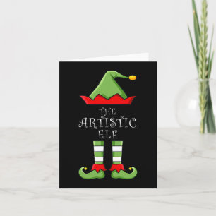 The Artistic Elf Fun Family Matching Group Pajama Card