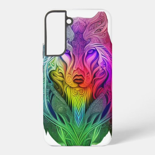 The Artistic Vision of the Sigma Wolf Illustration Samsung Galaxy S22 Case