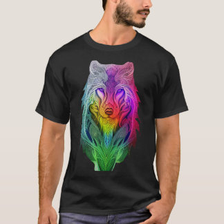The Artistic Vision of the Sigma Wolf Illustration T-Shirt