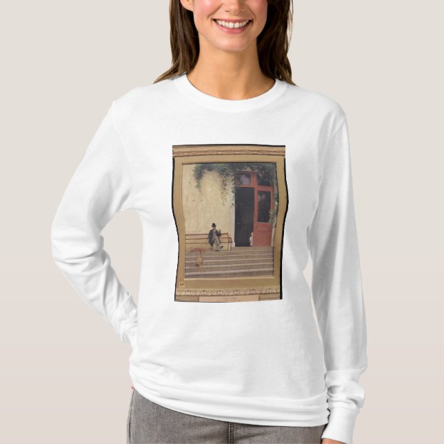 The Artist's Father and Son on the Doorstep T-Shirt (Front)