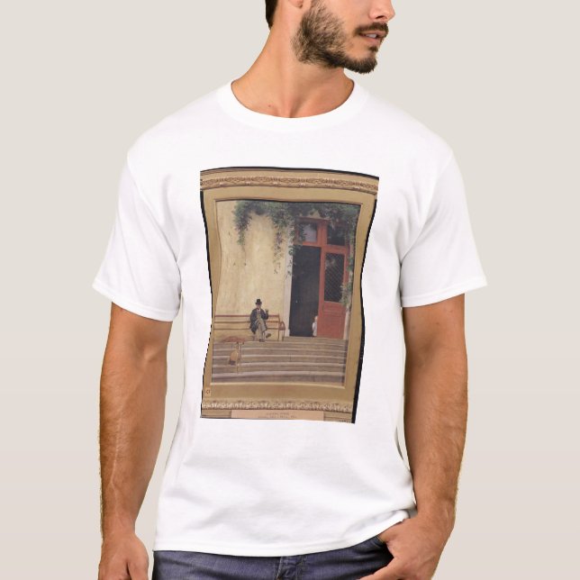 The Artist's Father and Son on the Doorstep T-Shirt (Front)